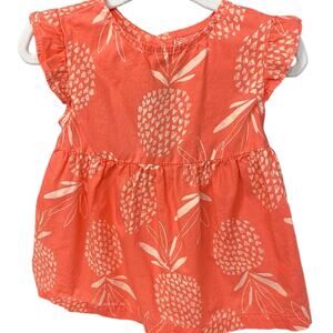 Child of Mine by Carters Orange Sun Dress 18 months